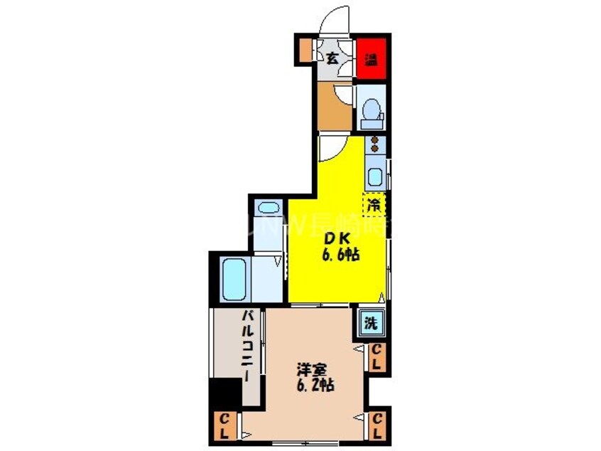 間取図 クオーレ賑町