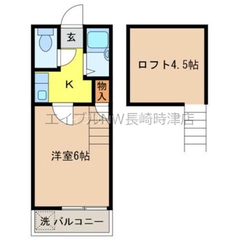 間取図 クイーン・パレスin長崎