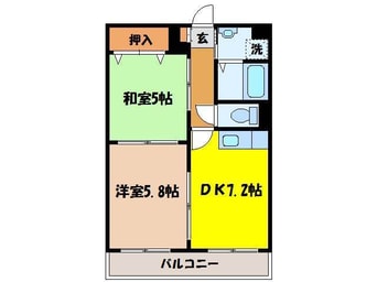 間取図 アミティインレット