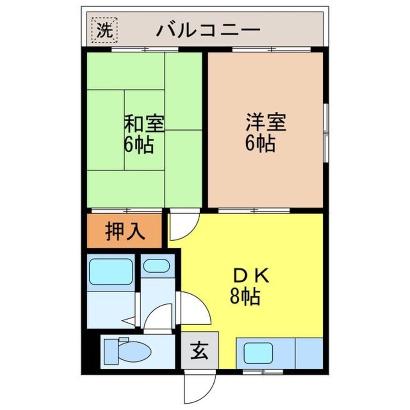 間取図 川平インターマンション