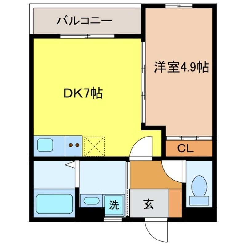間取り図 長崎本線/肥前古賀駅 徒歩73分 3階 築1年