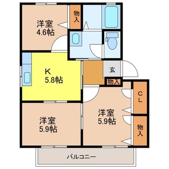 間取図 ロワールkakuzen