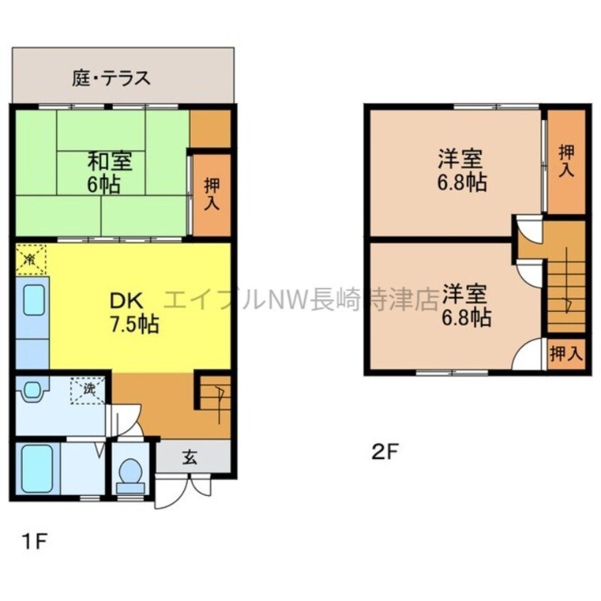 間取図 Casa Vista　B棟