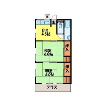 間取図 阿部アパート