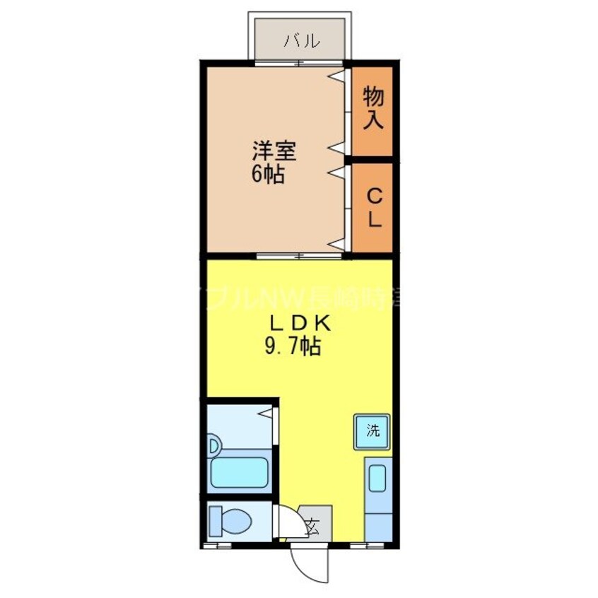 間取図 コーポ・レピュート高尾