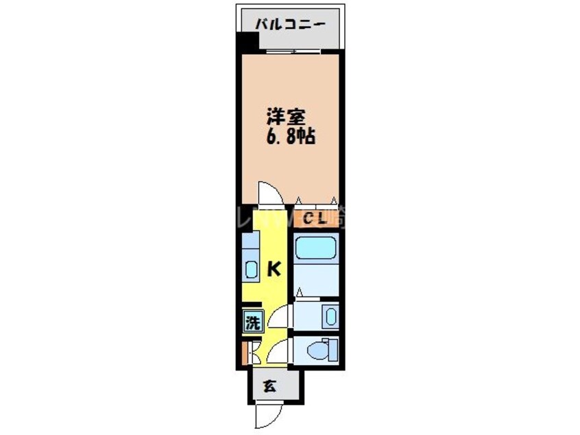 間取図 グランアズール浦上