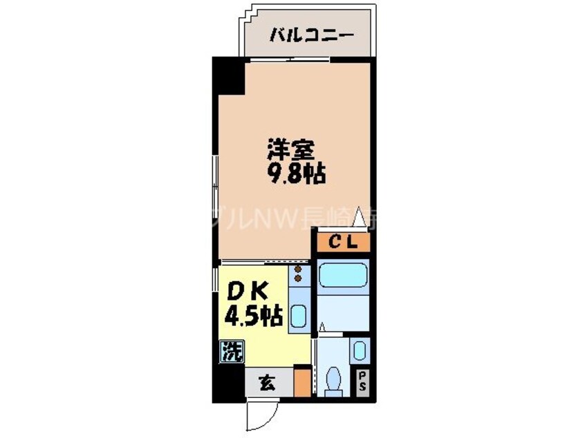 間取図 レジュイール花丘