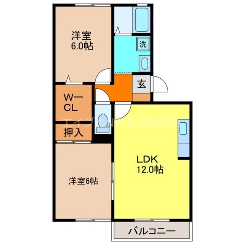 間取図 まなび野七番館