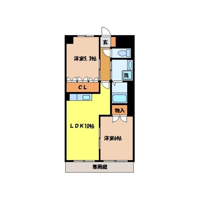 間取図 リバーサイド　ヴィラ