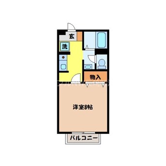 間取図 セジュール馬場