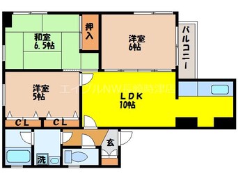 間取図 七福マンション八幡町