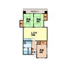 エクセレンス下屋敷 3LDKの間取り