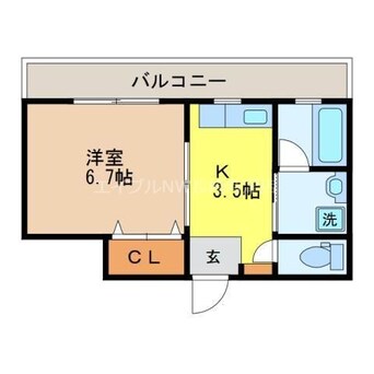 間取図 蛍茶屋SC