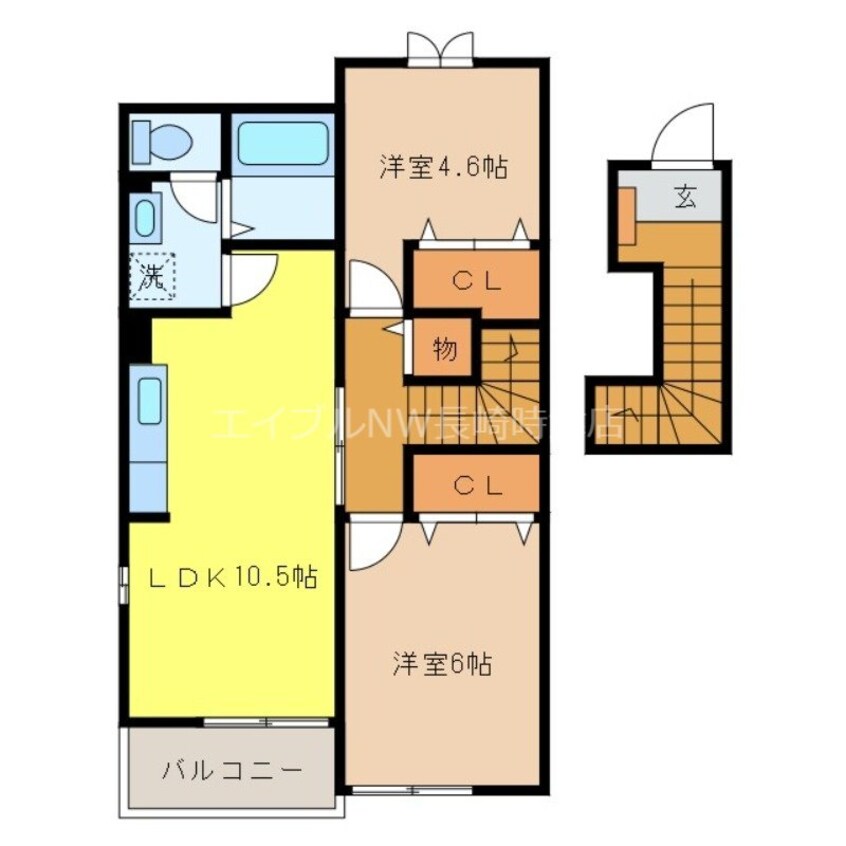 間取図 ピュアサンシャイン