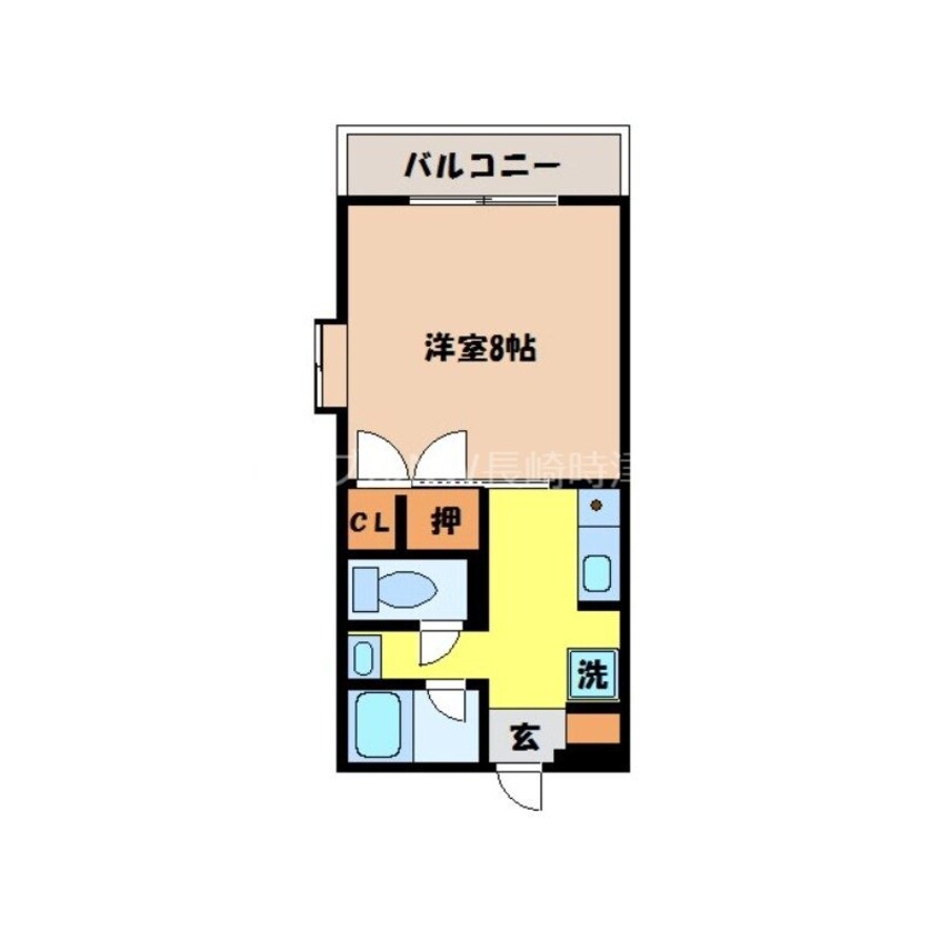 間取図 長崎本線/現川駅 徒歩51分 1階 築20年