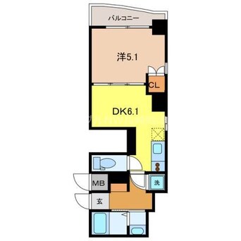 間取図 L･FLORE五島町