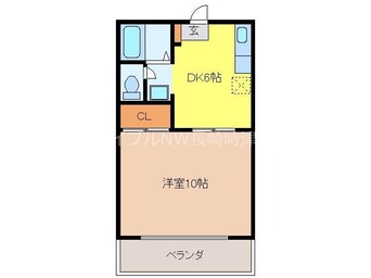 間取図 ハミング梁川