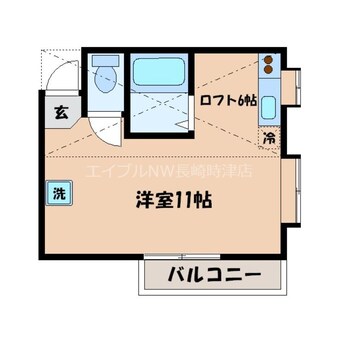 間取図 フォーレスト諏訪Ⅰ号館