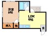 長崎市電１系統<長崎電気軌道>/平和公園駅 徒歩7分 2階 築39年 1LDKの間取り