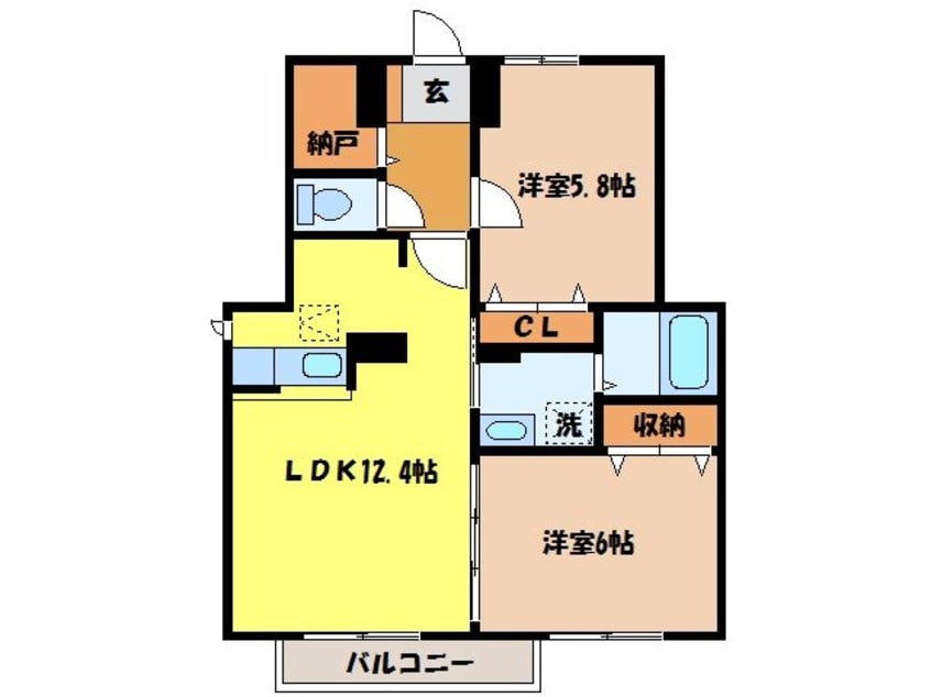 間取図 ジュネス・シック