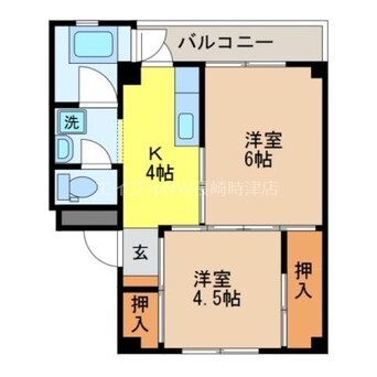 間取図 ビレッジハウス時津1号棟