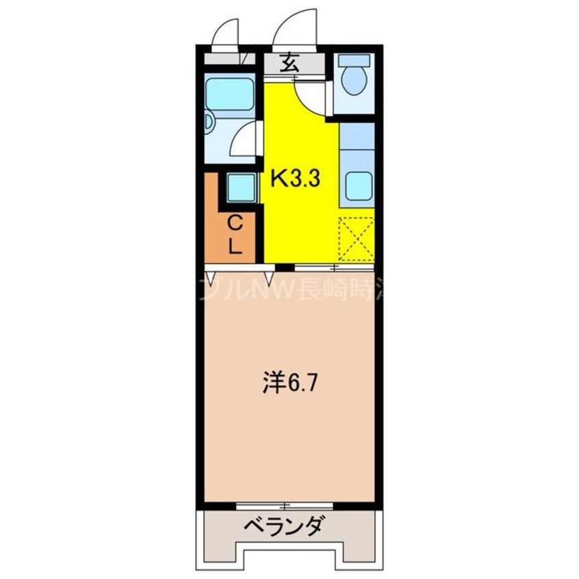 間取図 八坂マンション