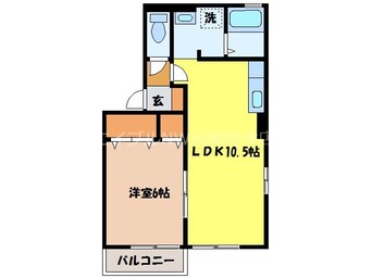 間取図 セジュールホワイトⅡ