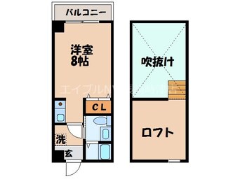 間取図 長崎市電１系統<長崎電気軌道>/若葉町駅 徒歩6分 4階 築18年