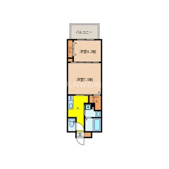 間取図 サンロージュ浦上駅前