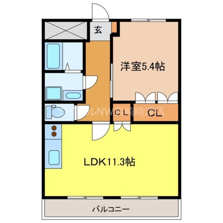 間取図 プランドール弐番館