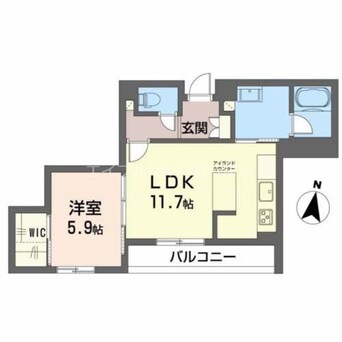 間取図 シャーメゾン　リバーダイヤ