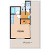 ハイツ椿坂 1Kの間取り