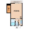 デサリータ泉 1Kの間取り