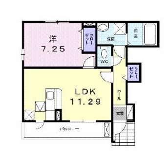 間取図 アルカンシエル