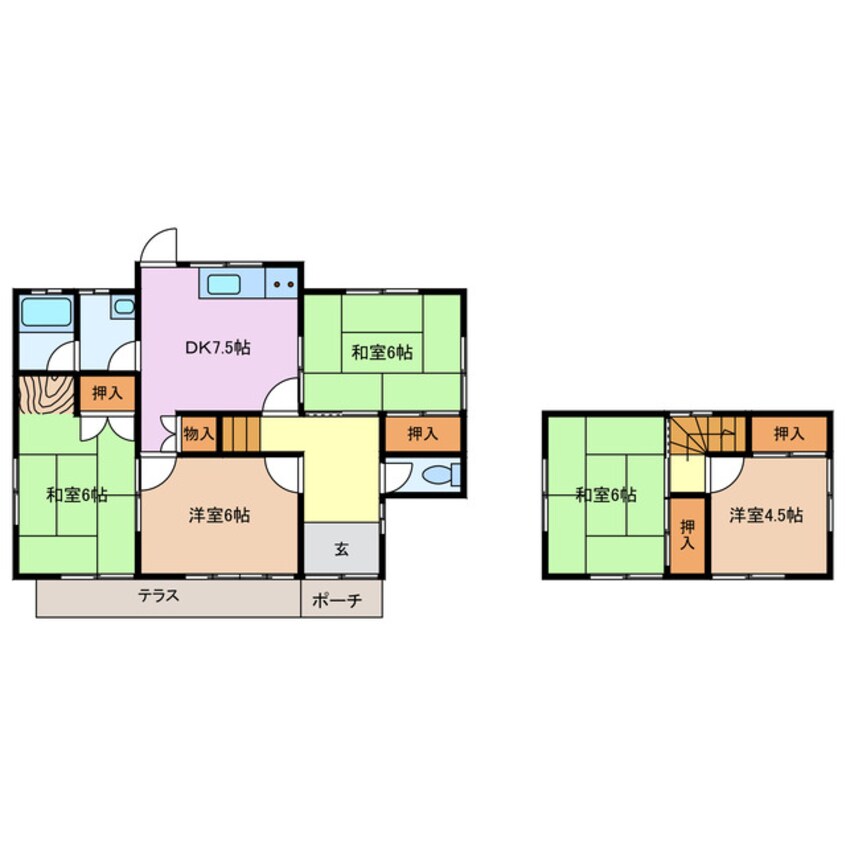 間取図 桔梗が丘2番町R様戸建