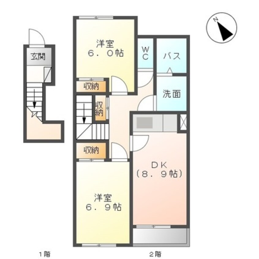 間取図 サニーコート