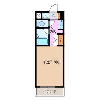 間取図 アトモスなばり