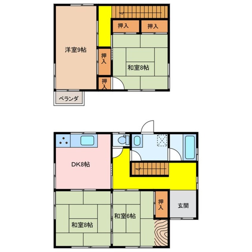 間取図 すずらん台東戸建