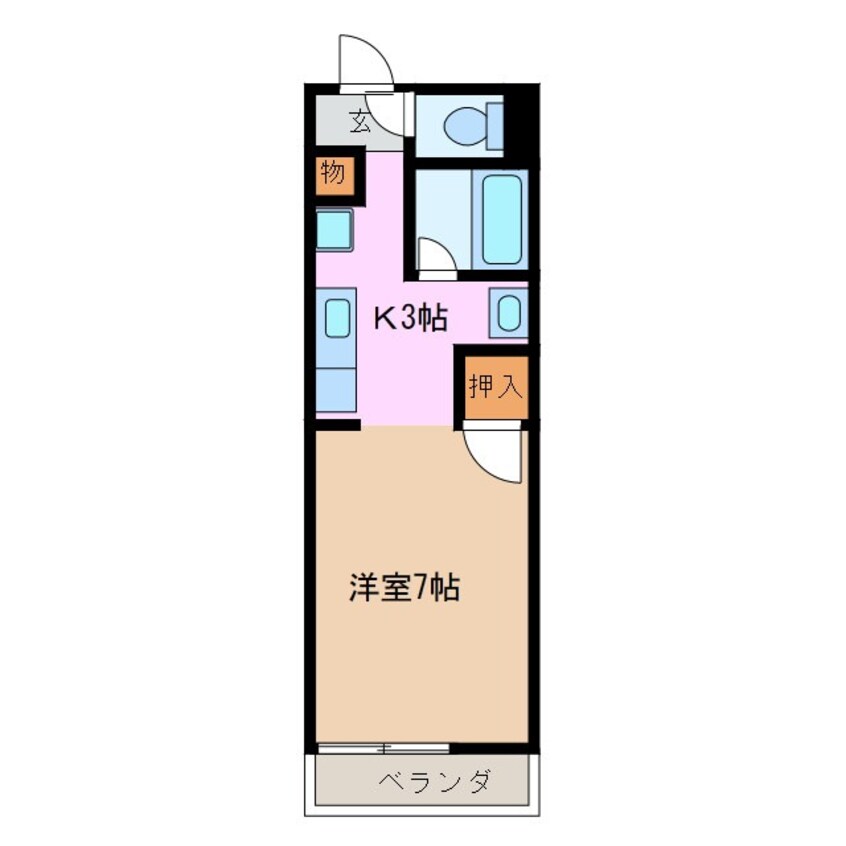 間取図 フレイグランス山口