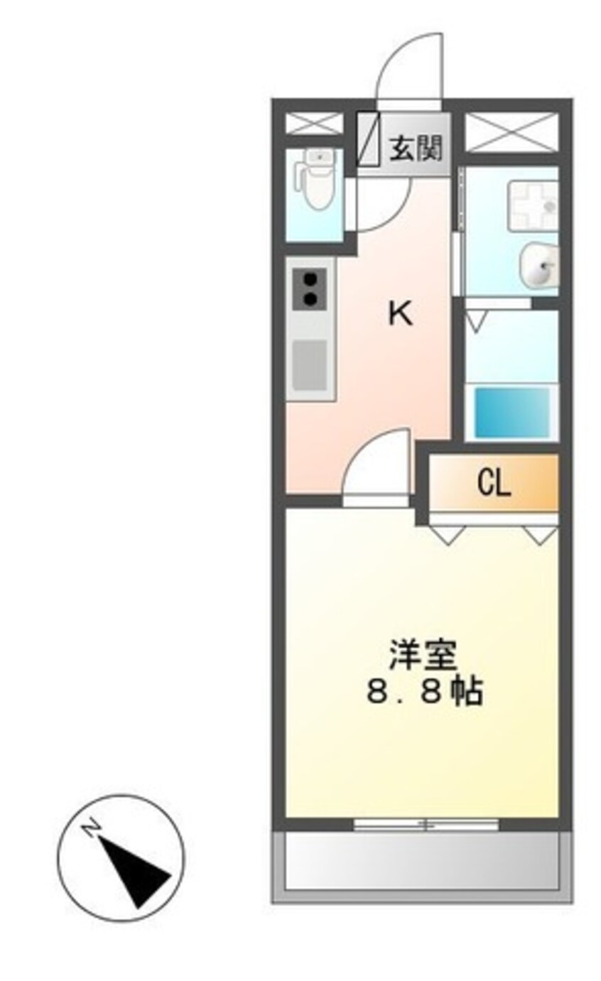 間取図 エトワール鴻之台