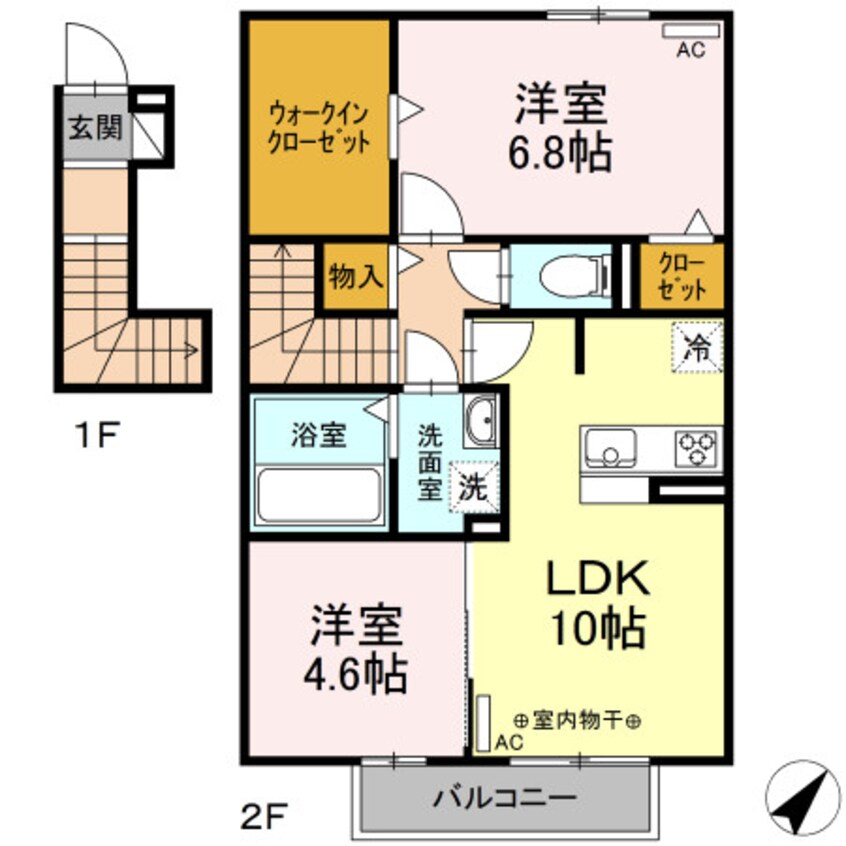 間取図 イーストフィールド