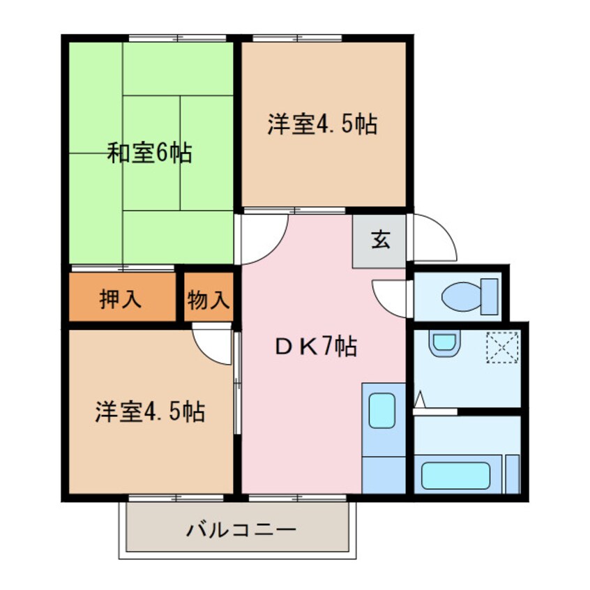 間取図 小林アーバンハイツ