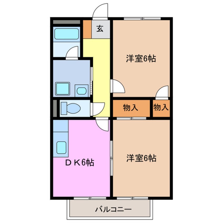 間取図 Surplus鴻之台 B棟