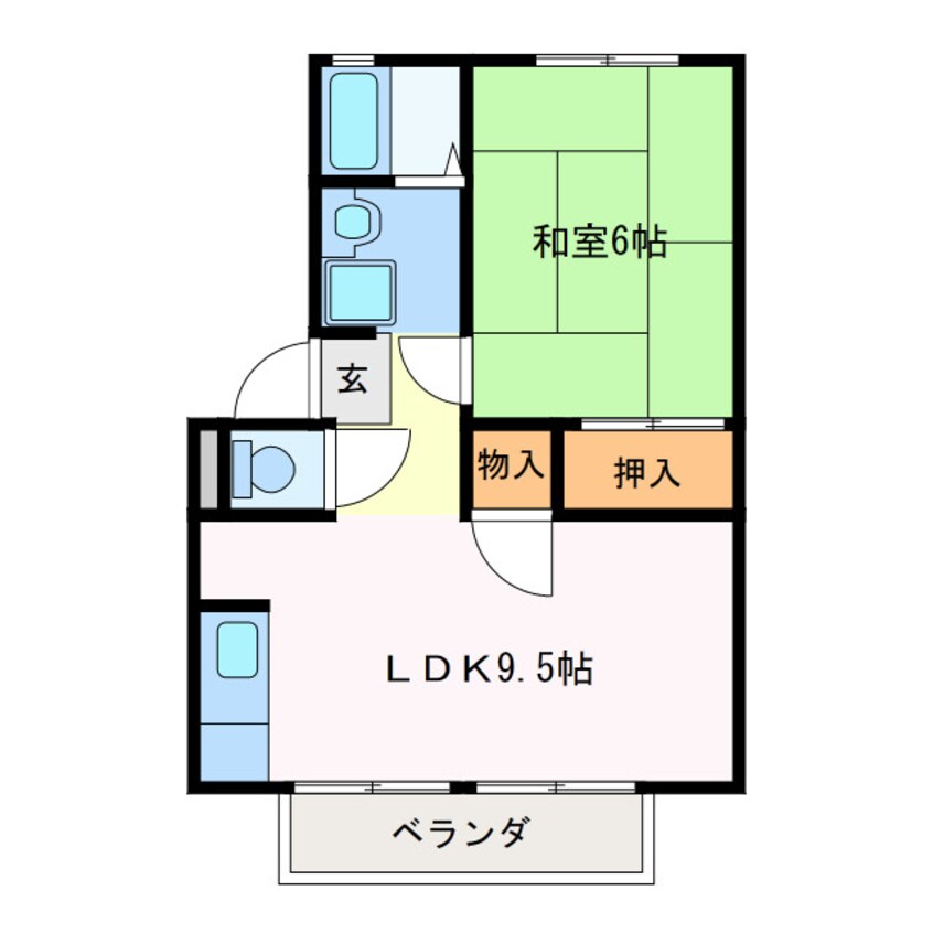 間取図 西村ハイツ