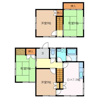 間取図 桔梗邸