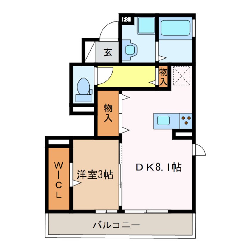 間取図 ＰＲＯＵＤ桔梗が丘　C棟