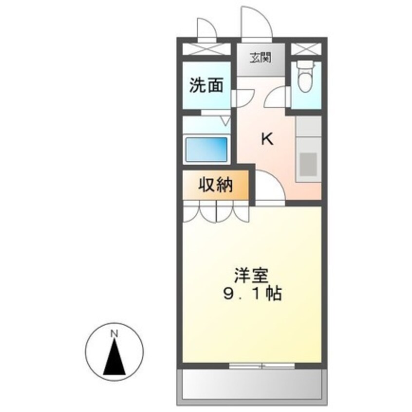 間取図 サンルーラル