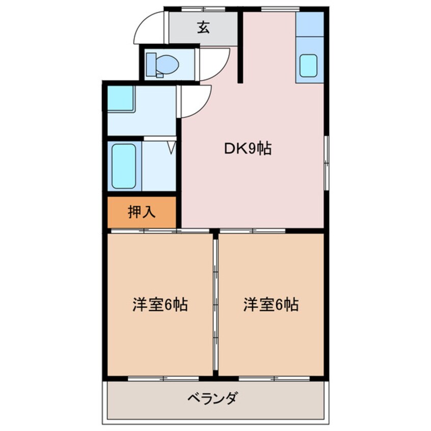 間取図 ルシェル名張