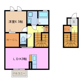 間取図 エムズ　モンピュール　Ⅰ棟