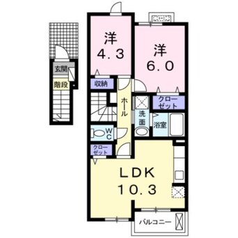 間取図 アバンツァート参番館